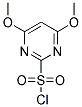 4,6-二甲氧基嘧啶-2-磺酰氯 结构式
