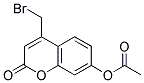 4-(BROMOMETHYL)-2-OXO-2H-CHROMEN-7-YL ACETATE 结构式