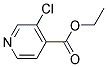 3-CHLORO-4-PYRIDINECARBOXYLIC ACID ETHYL ESTER 结构式