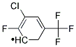 3-CHLORO-2-FLUORO-5-(TRIFLUOROMETHYL)PHENYL 结构式