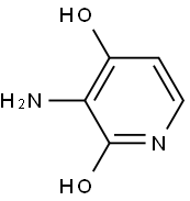 3-AMINOPYRIDINE-2,4-DIOL 结构式