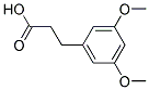 3,5-DIMETHOXYPHENYLPROPANIC ACID 结构式