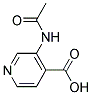 3-(Acetylamino)-4-pyridinecarboxylic acid 结构式