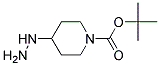 4-肼基哌啶-1-羧酸叔丁酯 结构式