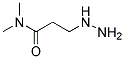 3-肼基-N,N-二甲基丙酰胺 结构式