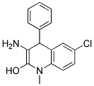 3-Amino-6-chloro-1-methyl-4-phenylquinolin-2-ol 结构式