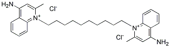 DEQUALINIUM CHLORIDE FOR PERFORMANCE TEST 结构式
