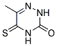 6-METHYL-5-THIOXO-2,3,4,5-TETRAHYDRO-1,2,4-TRIAZIN-3-ONE, TECH 结构式