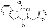 N2-(2-FURYLMETHYL)-1-(DICHLOROMETHYL)INDANE-2-CARBOXAMIDE, TECH 结构式