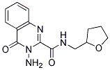 3-AMINO-4-OXO-N-(TETRAHYDROFURAN-2-YLMETHYL)-3,4-DIHYDROQUINAZOLINE-2-CARBOXAMIDE, TECH 结构式