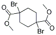 Dimethyl 1,4-dibromocyclohexane-1,4-dicarboxylate, tech 结构式