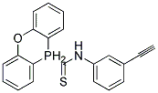 N-(3-ETH-1-YNYLPHENYL)OXO(DIPHENYL)PHOSPHORANECARBOTHIOAMIDE, TECH 结构式