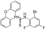 N-(2-BROMO-4,6-DIFLUOROPHENYL)OXO(DIPHENYL)PHOSPHORANECARBOTHIOAMIDE, TECH 结构式