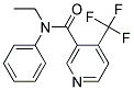 N-ETHYL-N-PHENYL-4-(TRIFLUOROMETHYL)NICOTINAMIDE, TECH 结构式