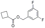 3,5-DIFLUOROBENZYL CYCLOBUTANE-1-CARBOXYLATE, TECH 结构式