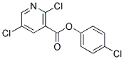 4-CHLOROPHENYL 2,5-DICHLORONICOTINATE, TECH 结构式