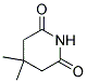 4,4-DIMETHYLPIPERIDINE-2,6-DIONE, TECH 结构式