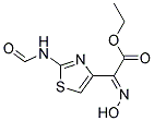 ETHYL 2-(2-FORMYLAMINO-1,3-THIAZOL-4-YL)-2-HYDROXYIMINOACETATE, TECH 结构式