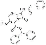 BENZHYDRYL 3-FORMYL-6-OXO-7-[(2-PHENYLACETYL)AMINO]-7,7A-DIHYDRO-2H,6H-AZET O[2,1-B][1,3]THIAZINE-4-CARBOXYLATE 结构式