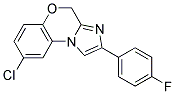 8-CHLORO-2-(4-FLUOROPHENYL)-4H-5-OXA-3,9B-DIAZA-CYCLOPENTA[A]NAPHTHALENE 结构式