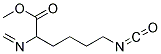6-ISOCYANATO-2-METHYLENEAMINO-HEXANOIC ACID METHYLESTER 结构式