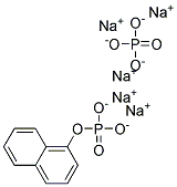 SODIUM 1-NAPHTHYLPHOSPHATE MONOPHOSPHATE 结构式