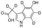 5-HYDROXYINDOLE-4,6,7-D3-3-ACETIC-D2 ACID 结构式