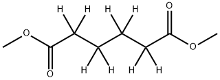 DIMETHYL HEXANEDIOATE-D8 结构式