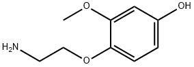 4-(2-AMINOETHOXY)-3-METHOXYPHENOL 结构式