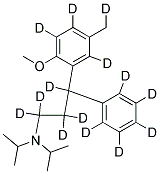 N,N-DIISOPROPYL-3-(2-METHOXY-5-METHYL-PHENYL)-3-PHENYLPROPYLAMINE-D14 结构式