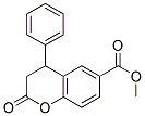 6-METHOXYCARBONYL-4-PHENYL-3,4-DIHYDROCOUMARIN 结构式
