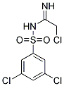 N1-(2-CHLOROETHANIMIDOYL)-3,5-DICHLOROBENZENE-1-SULPHONAMIDE 结构式