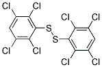 DI(2,3,5,6-TETRACHLOROPHENYL) DISULPHIDE 结构式