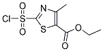 ETHYL 2-(CHLOROSULPHONYL)-4-METHYL-1,3-THIAZOLE-5-CARBOXYLATE 结构式