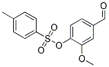 4-FORMYL-2-METHOXYPHENYL 4-METHYLBENZENESULPHONATE 结构式