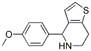 4-(4-Methoxyphenyl)-4,5,6,7-tetrahydrothieno[3,2-c]pyridine, tech. 结构式