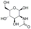 N-ACETYL-BETA-D-MANNOSAMIN 结构式