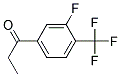 3'-FLUORO-4'-(TRIFLUOROMETHYL)PROPIOPHENON 结构式