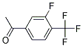 3'-Fluoro-4'-(trifluoromethyl)acetophenon 结构式