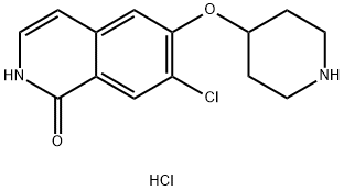 4-(2-CHLORO-5-METHYLPHENOXY)PIPERIDINE HYDROCHLORIDE 结构式
