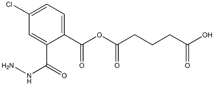 5-[2-(4-CHLOROBENZOYL)HYDRAZINO]-5-OXOPENTANOICACID 结构式