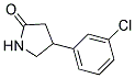 4-(3`-氯苯基)-2-吡咯啉酮 结构式