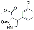 3-甲氧羰基-4-(3`-氯苯基)-2-吡咯啉酮 结构式