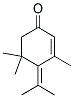 4-isopropylidene-3,5,5-trimethylcyclohex-2-en-1-one 结构式