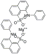 8-苯胺基萘-1-磺酸镁盐(六水) 结构式