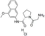 Glycyl-L-proline-4-methoxy-2-naphthylamide hydrochloride 结构式