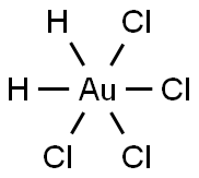氢氯金酸 结构式