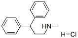 3,3-DIPHENYLPROPYL-N-METHYLAMINE HCL  结构式