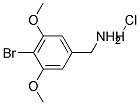 4-Bromo-3,5-dimethoxybenzylamine hydrochloride  结构式