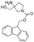 (9H-Fluoren-9-yl)methyl 3-amino-3-(hydroxymethyl)pyrrolidine-1-carboxylate 结构式